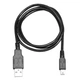 Шнур USB-microUSB 1м. черный - изображение 2