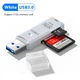 Кардрідер SDXC USB 3.0 to TF + SD Dual Card Reader Білий - зображення 1