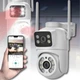 Поворотная Wi-Fi камера на 2 линзы Nectronix Q13 2х3 МП ночная съемка до 40 м - изображение 4