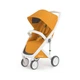 Прогулочная коляска Greentom Classic Sunflower-White складная, 3 положения, 5-ти точечный ремень 8719323770843 - изображение 1