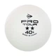 Набір м'ячів кульок для настільного тенісу 3 штуки DUNLOP PRO TOUR DL679348N (пластик, d-40мм, білий) - зображення 3