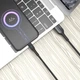 Кабель Aspor AC-08 Nylon LED USB - Micro (3A/1м) - чорний - зображення 2
