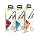 Кабель Aspor AC-08 Nylon LED USB - Micro (3A/1м) - чорний - зображення 3