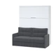 Шкаф-кровать-диван Smartmebel HF PLUS-160 Нимфея Альба 160х200 см (N 100-32) - изображение 1