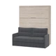 Шкаф-кровать-диван Smartmebel HF PLUS-160 Гикори Рокфорд Светлый 160х200 см (N 100-32) - изображение 1