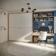 Двухъярусная Шкаф-Кровать Smartmebel MOON Гикори Рокфорд Светлый 90х190 см (N 100-29) - изображение 5