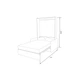 Шкаф-Кровать-Диван Smartmebel MIRA SOFA PLUS NEW 160х200 см Антрацит (N 100-12:A) - изображение 4