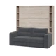 Шкаф-кровать-диван Smartmebel HF PLUS-160 K2 Гикори Рокфорд Светлый 160х200 см (N 100-35) - изображение 1