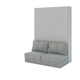 Шкаф-Кровать-Диван Smartmebel MIRA SOFA PLUS 160х200 см Пепельный (N 100-10:Р) - изображение 1