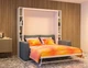 Шкаф-кровать-диван Smartmebel HF PLUS-160 K2 Гикори Рокфорд Светлый 160х200 см (N 100-35) - изображение 6