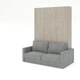 Шкаф-Кровать-Диван Smartmebel MIRA SOFA PLUS NEW 160х200 см Гикори Рокфорд Светлый (N 100-12:R) - изображение 1