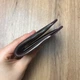Компактный кошелек из натуральной кожи цвет Бордо (b017-3) - изображение 4
