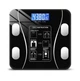 Розумні підлогові фітнес ваги електронні Fitnes Scale One 8003 до 180 кг Bluetooth з додатком Чорний зі сріблястим - зображення 2