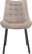 Krzesło do kuchni i salonu HOMLA COLIN 53 x 61 x 88 cm Beige (5904183833989) - obraz 2