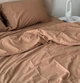 Комплект постельного белья LavSon Washed Cotton Вареный хлопок Двухспальный 180х220 (с простыней на резинке 160х200х25) Латте - изображение 7