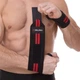 Бинты кистевые для жима STRENGTH WRIST WRAPS Zelart SB-167070 Черный-красный - изображение 3