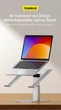 Підставка для ноутбука планшета складана алюмінієва регульована Baseus Metal Adjustable Laptop Stand - зображення 3