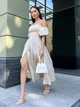 Платье Jadone Fashion Мона L-XL бежевое - изображение 6