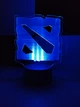 3d-светильник Дота Dota, 3д-ночник, несколько подсветок (батарейка+220В), подарок для геймера - изображение 9