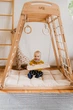 Спортивний комплекс WoodenTouch з гіркою, скеледромом, гойдалкою, кільцями, канатною сіткою і матрасом - зображення 5