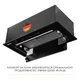 Витяжка повновбудована WEILOR LUMINA WBG 65 BLACK - изображение 8