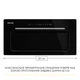 Витяжка повновбудована WEILOR LUMINA WBG 68 BLACK - изображение 3