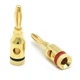 Штекери конектори роз'єм типу Банан Alitek Banana Plug Gold (комплект 2 шт.) (48865) - зображення 2