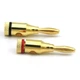 Штекери конектори роз'єм типу Банан Alitek Banana Plug Gold (комплект 2 шт.) (48865) - зображення 3