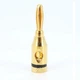 Штекер коннектор разъем типа банан Alitek Banana Plug Gold/Black ring (48863) - изображение 1