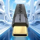 Перехідник кабель Ugourd USB Type-C M/M (40Gbps, 8K, USB 4.0, PD240W) E-Mark Chip Metal, 14 см (48862) - зображення 5