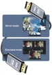 Кабель шнур HDMI - HDMI 4К 60Hz HDR 3D High Speed Aluminum Neylon cord, 1м (48861) - зображення 2