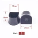 Силіконові накладки на каблуки Protective heel stoppers Black Розмір L - зображення 3