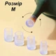 Силіконові накладки на каблуки Protective heel stoppers Round Transparent Розмір M - зображення 1