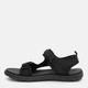 Мужские сандалии Restime MML25224 45 29 см Black (2045000103021) - изображение 3