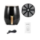 Аэрофритюрница 6л ,1800 Вт Air Fryer Su Tai ST-505 Черная - изображение 5