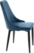 Krzesło do kuchni i salonu HOMLA LOUIS RIBBON 44 x 59 x 88 cm Blue (5904183848914) - obraz 2