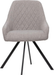 Krzesło do kuchni i salonu HOMLA LAURENT obrotowe 54 x 55 x 85 cm Grey (5904183847399) - obraz 2