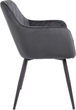 Стілець для кухні та вітальні HOMLA SHELTON 56 x 60 x 84 см Grey (5904183860503) - зображення 3