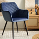 Krzesło do kuchni i salonu HOMLA SHELTON 56 x 60 x 84 cm Blue (5904183860558) - obraz 7