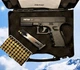 Стартовый шумовой пистолет RETAY G17 black Glok 17 + 50 шт холостых патронов (9 mm) - изображение 4