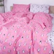 Комплект постельного белья MirSon Бязь Ranforce Elite 17-0528 Bunnies pink Двуспальный (2200004672885) - изображение 3