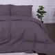 Комплект постельного белья MirSon Двуспальный 175 x 210 Ranforce Elite 17-0603 Stripe Violet Ранфорс (2200008051600) - изображение 3