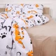 Комплект постельного белья MirSon семейный 143x210 см х 2 шт 17-0621 Yoga Cat Orange бязь (2200008195496) - изображение 5