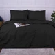 Комплект постельного белья MirSon семейный 143x210 см х 2 шт 17-0611 Stripe Black Ranforce Elite (2200008200176) - изображение 2