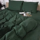 Комплект постельного белья MirSon семейный 143x210 см х 2 шт 17-0612 Stripe Emerald бязь (2200008201753) - изображение 6