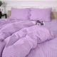 Комплект постельного белья MirSon семейный 143x210 см х 2 шт 17-0618 Stripe Purple бязь (2200008203757) - изображение 5