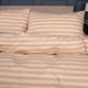 Комплект постільної білизни MirSon Ranforce Elite Євро 200х220 см 17-0610 Stripe Light Brown Ранфорс (2200008198633) - зображення 3