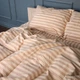 Комплект постельного белья MirSon Евро 200х220 см 17-0610&nbsp;Stripe&nbsp;Light&nbsp;Brown Бязь (2200008199135) - изображение 4