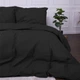 Комплект постельного белья MirSon Ranforce Elite Двуспальный 175х210 см 17-0611 Stripe Black Ranforce (2200008199623) - изображение 3