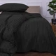 Комплект постельного белья MirSon Ranforce Elite Евро 200х220 см 17-0611 Stripe Black Ranforce (2200008199630) - изображение 4